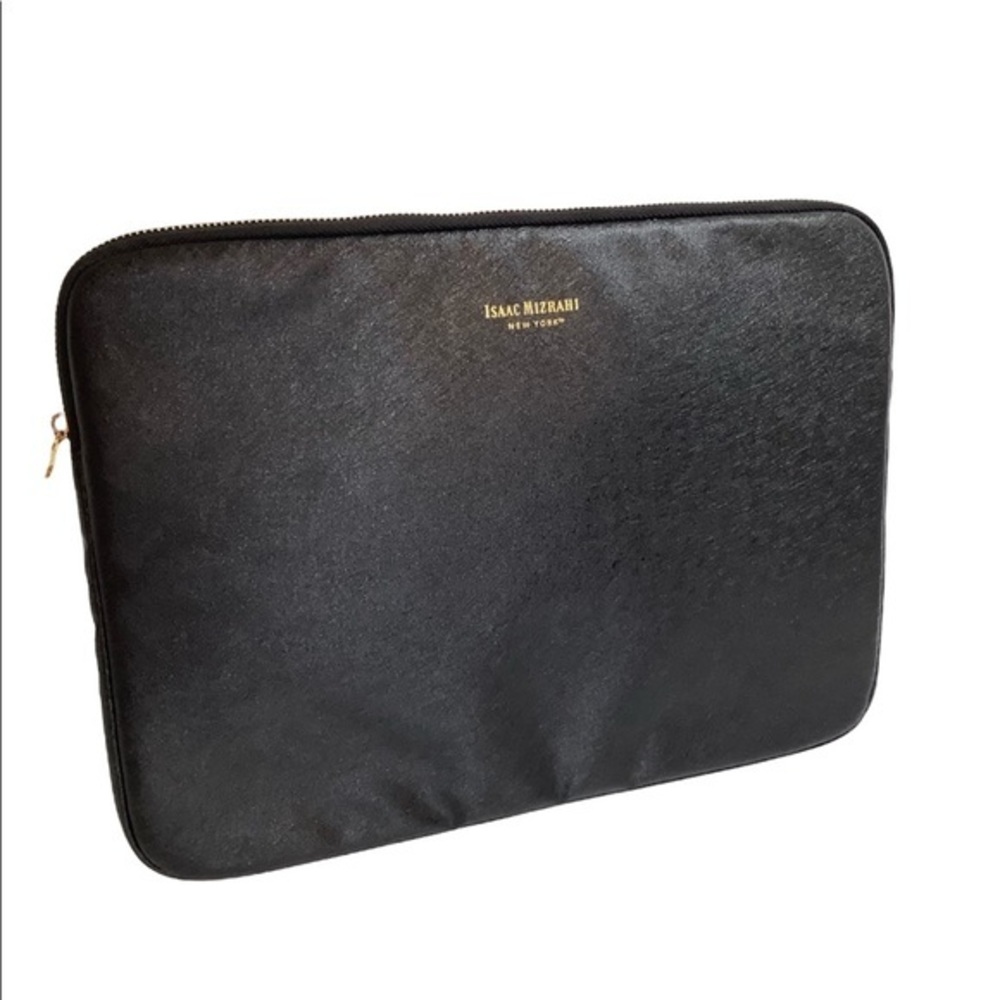 Issac Mizrahi New York laptop large iPad or a notebook PC padded cover EUC